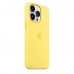Apple iPhone 13 Pro Silicone Case with MagSafe - Lemon Zest (MN663)