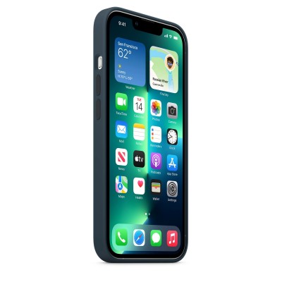 Apple iPhone 13 Pro Silicone Case with MagSafe - Abyss Blue (MM2J3)