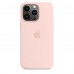 Apple iPhone 13 Pro Silicone Case with MagSafe - Chalk Pink (MM2H3)