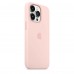 Apple iPhone 13 Pro Silicone Case with MagSafe - Chalk Pink (MM2H3)