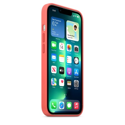 Apple iPhone 13 Pro Silicone Case with MagSafe - Pink Pomelo (MM2E3)
