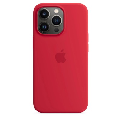 Apple iPhone 13 Pro Silicone Case with MagSafe - (PRODUCT)RED (MM2L3)