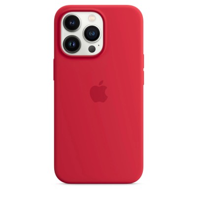 Apple iPhone 13 Pro Silicone Case with MagSafe - (PRODUCT)RED (MM2L3)