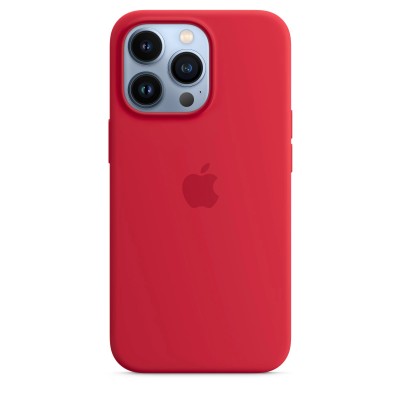 Apple iPhone 13 Pro Silicone Case with MagSafe - (PRODUCT)RED (MM2L3)
