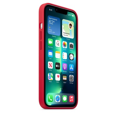 Apple iPhone 13 Pro Silicone Case with MagSafe - (PRODUCT)RED (MM2L3)