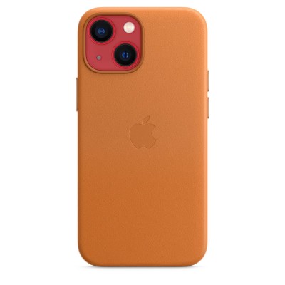 Apple iPhone 13 mini Leather Case with MagSafe - Golden Brown (MM0D3)