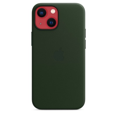 Apple iPhone 13 mini Leather Case with MagSafe - Sequoia Green (MM0J3)