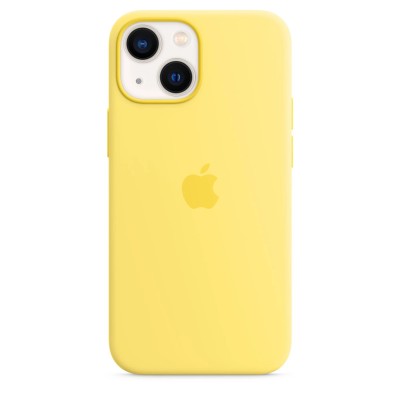 Apple iPhone 13 mini Silicone Case with MagSafe - Lemon Zest (MN5X3)