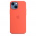 Apple iPhone 13 mini Silicone Case with MagSafe - Nectarine (MN603)