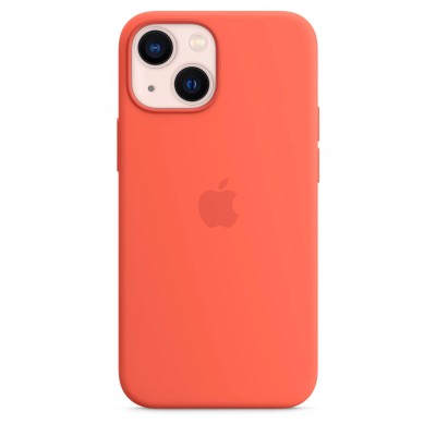 Apple iPhone 13 mini Silicone Case with MagSafe - Nectarine (MN603)