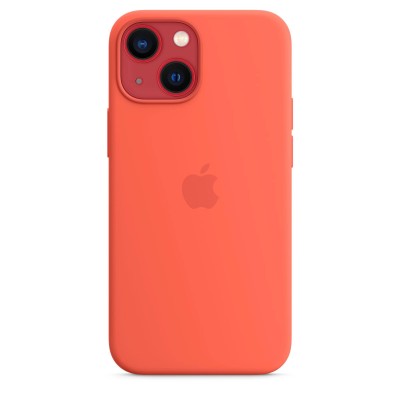 Apple iPhone 13 mini Silicone Case with MagSafe - Nectarine (MN603)