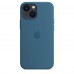 Apple iPhone 13 mini Silicone Case with MagSafe - Blue Jay (MM1Y3)
