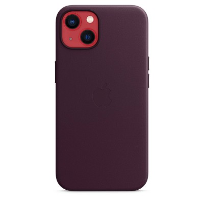 Apple iPhone 13 Leather Case with MagSafe - Dark Cherry (MM143)