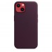 Apple iPhone 13 Leather Case with MagSafe - Dark Cherry (MM143)
