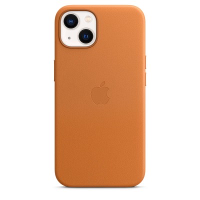 Apple iPhone 13 Leather Case with MagSafe - Golden Brown (MM103)