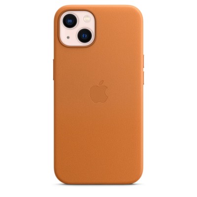 Apple iPhone 13 Leather Case with MagSafe - Golden Brown (MM103)