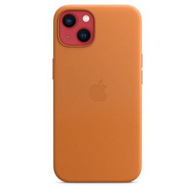 Apple iPhone 13 Leather Case with MagSafe - Golden Brown (MM103)