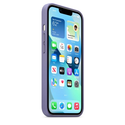 Apple iPhone 13 Leather Case with MagSafe - Wisteria (MM163)