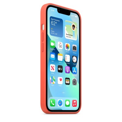 Apple iPhone 13 Silicone Case with MagSafe - Nectarine (MN643)