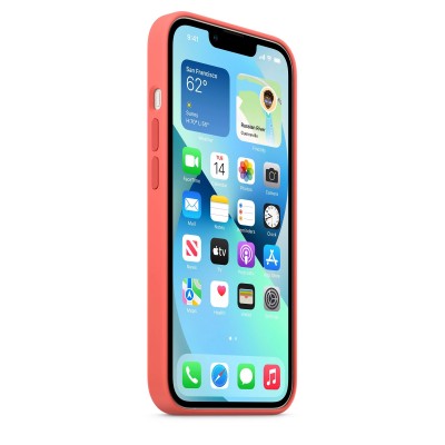 Apple iPhone 13 Silicone Case with MagSafe - Pink Pomelo (MM253)