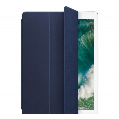 Apple Leather Smart Cover для 12.9 iPad Pro - Midnight Blue (MPV22)