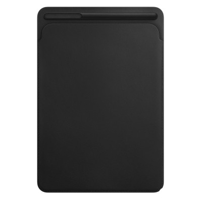 Apple Leather Sleeve for 12.9 iPad Pro - Black (MQ0U2)