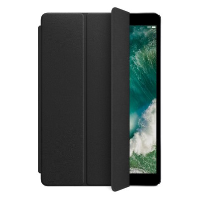 Apple Leather Smart Cover for iPad 7 10.2"/Air 3/Pro 10.5" - Black (MPUD2)