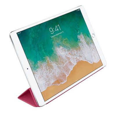 Apple Leather Smart Cover for iPad 7 10.2"/Air 3/Pro 10.5" - Pink Fuchsia (MR5K2)