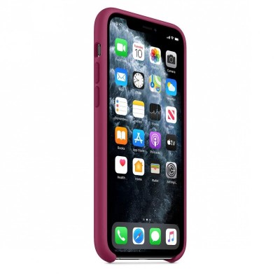 Apple iPhone 11 Pro Max Silicone Case - Pomegranate (MXM82)