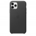 Apple iPhone 11 Pro Max Leather Case - Black (MX0E2)