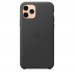 Apple iPhone 11 Pro Max Leather Case - Black (MX0E2)