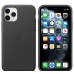 Apple iPhone 11 Pro Max Leather Case - Black (MX0E2)