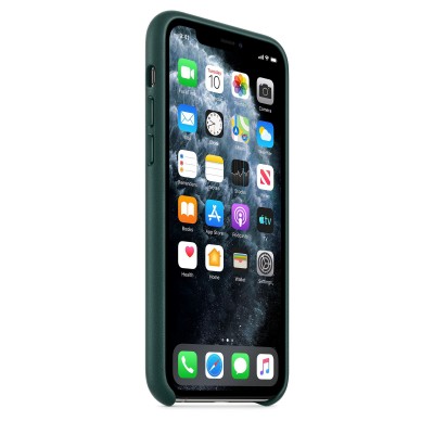 Apple iPhone 11 Pro Max Leather Case - Forest Green (MX0C2)