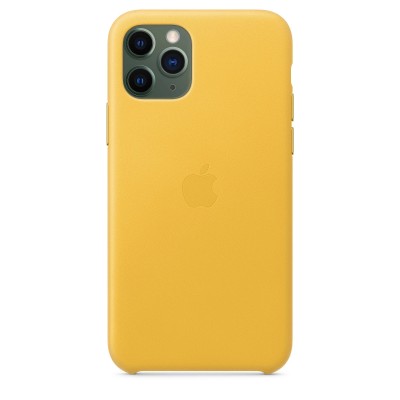 Apple iPhone 11 Pro Leather Case - Meyer Lemon (MWYA2)