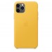 Apple iPhone 11 Pro Leather Case - Meyer Lemon (MWYA2)