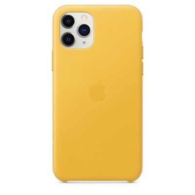 Apple iPhone 11 Pro Leather Case - Meyer Lemon (MWYA2)