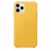 Apple iPhone 11 Pro Leather Case - Meyer Lemon (MWYA2)