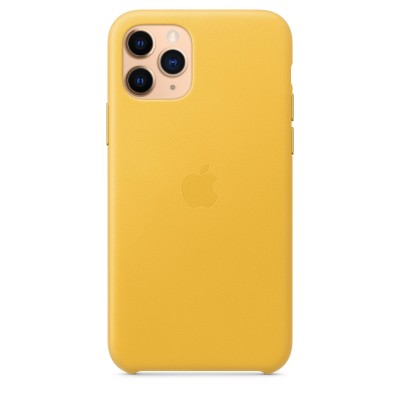 Apple iPhone 11 Pro Leather Case - Meyer Lemon (MWYA2)