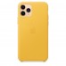 Apple iPhone 11 Pro Leather Case - Meyer Lemon (MWYA2)