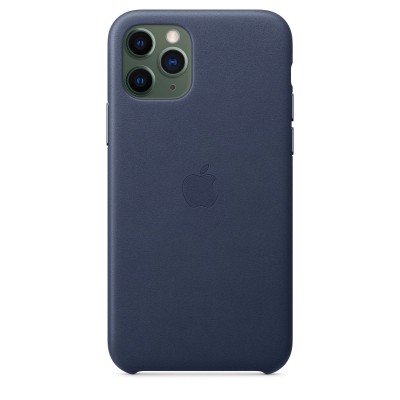 Apple iPhone 11 Pro Leather Case - Midnight Blue (MWYG2)