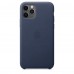 Apple iPhone 11 Pro Leather Case - Midnight Blue (MWYG2)