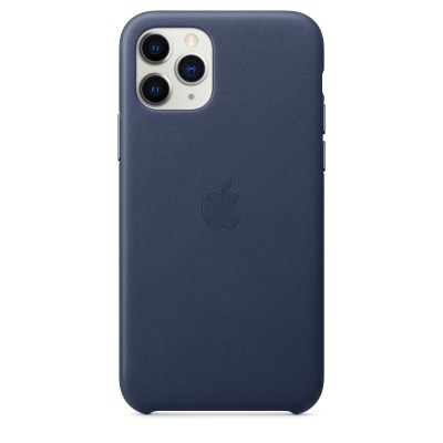 Apple iPhone 11 Pro Max Leather Case - Midnight Blue (MX0G2)