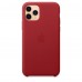 Apple iPhone 11 Pro Max Leather Case - PRODUCT RED (MX0F2)