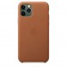 Apple iPhone 11 Pro Max Leather Case - Saddle Brown (MX0D2)