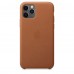 Apple iPhone 11 Pro Max Leather Case - Saddle Brown (MX0D2)