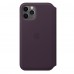 Apple iPhone 11 Pro Max Leather Folio - Aubergine (MX092)