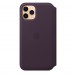 Apple iPhone 11 Pro Max Leather Folio - Aubergine (MX092)