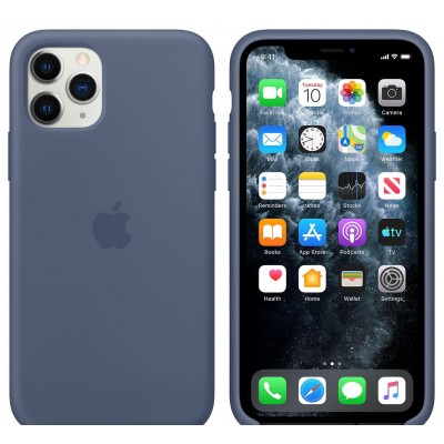 Apple iPhone 11 Pro Max Silicone Case - Alaskan Blue (MX032)