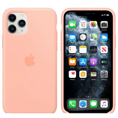 Apple iPhone 11 Pro Silicone Case - Grapefruit (MY1E2)