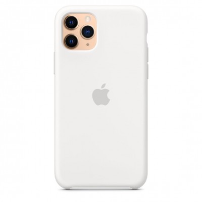 Apple iPhone 11 Pro Silicone Case - White (MWYL2)